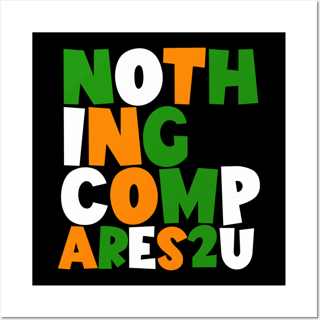 Nothing Compares 2u - Sinead O'Connor - Tricolour Wall Art by ölümprints